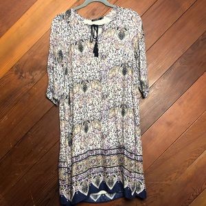 Boho Print Max Jeans Dress Size XS